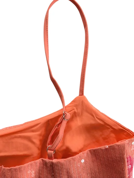 White Fox Telling Me Lies Sequin Maxi Dress Size Medium - Picture 5 of 9